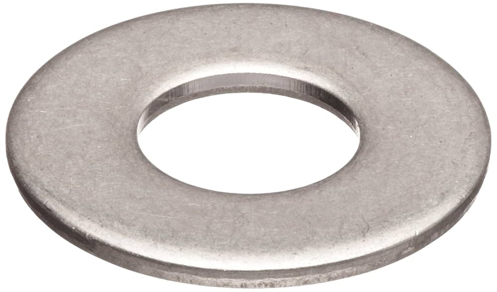 flatspinist品 Small Parts M8D125A Steel Flat Washer, Zinc Plated Finish
